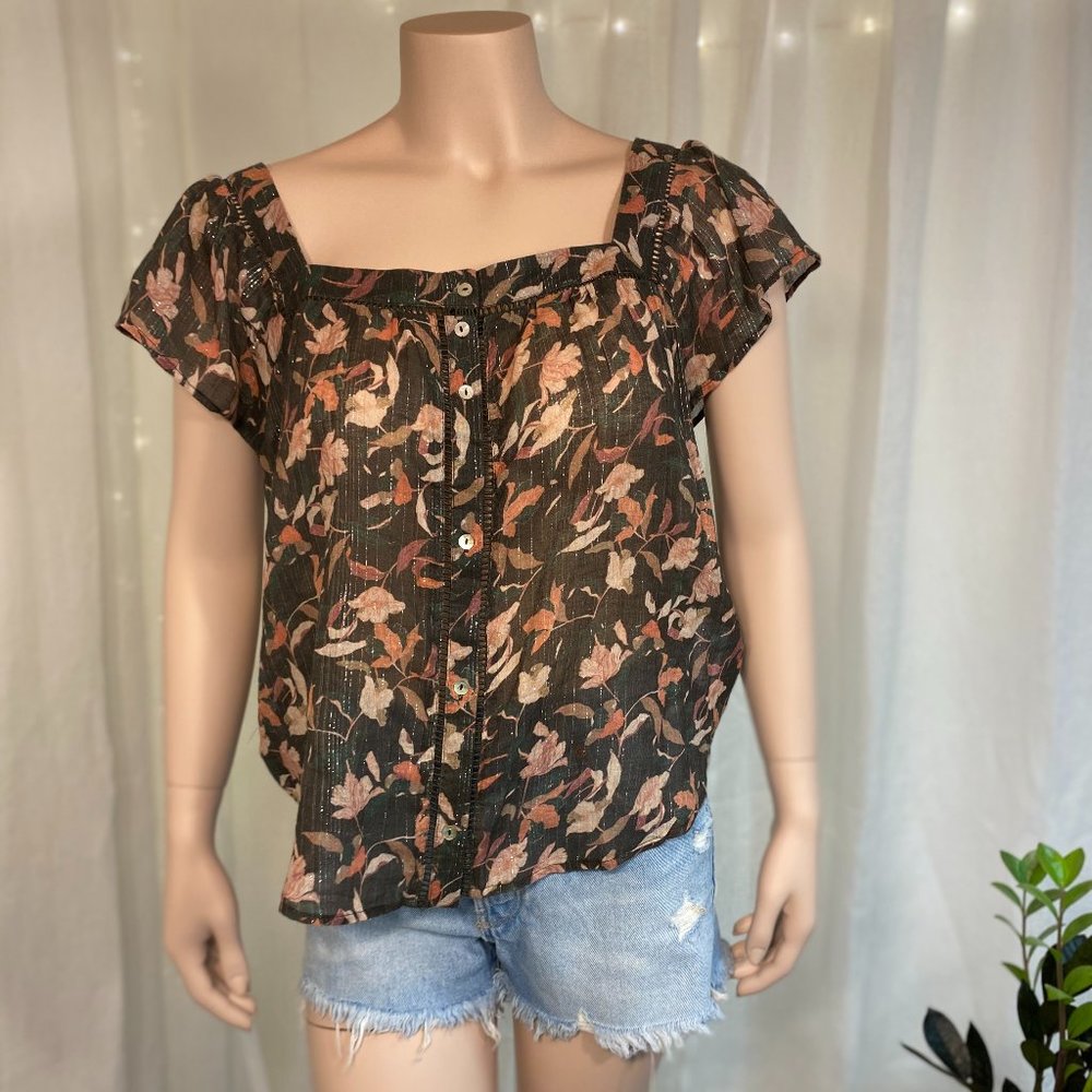 Anthropologie Top Blouse Dolan Shirt